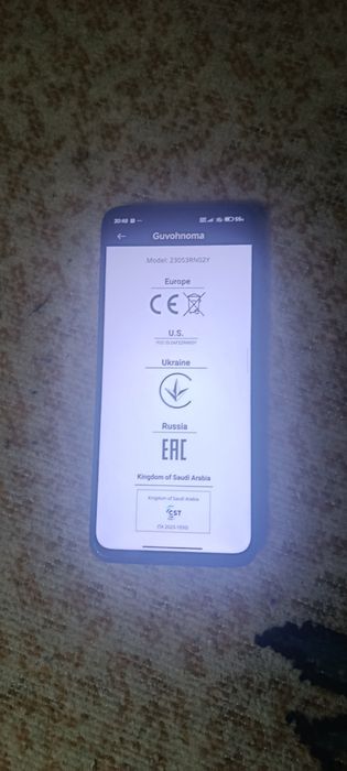 Redmi12 256G  tel sotiladi srochna
