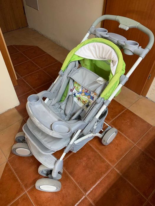 Бебешка количка комплект с бебешко столче