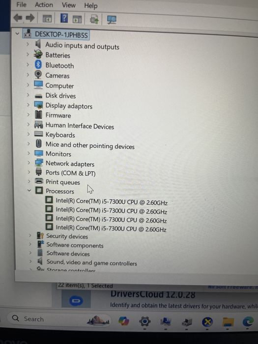 Laptop Lenovo ThinkPad T470 , i5 Gen 7 , SSD m2 256 GB