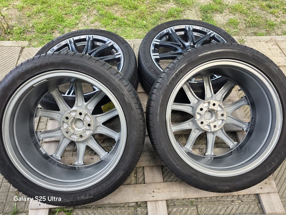 Лети джанти 18ки 5х114.3 Nissan + летни гуми 225/45/18