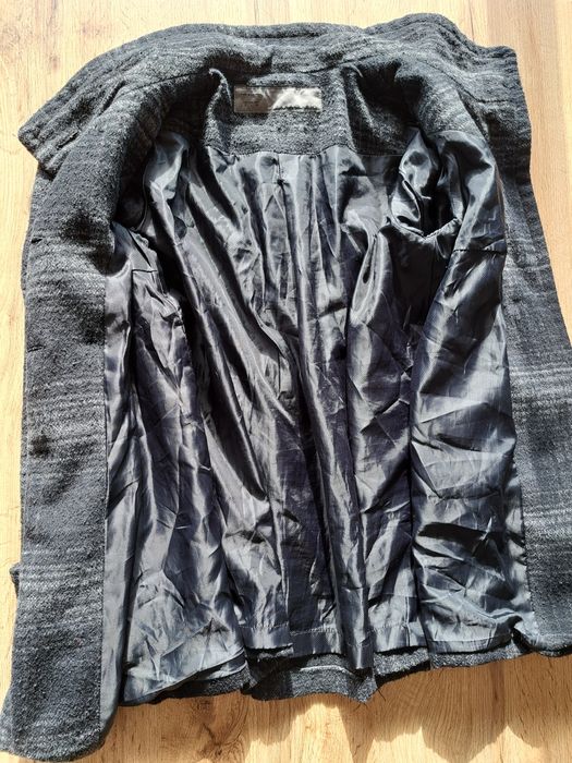 Дамско вълнено палто Zara s размер,подарък шал