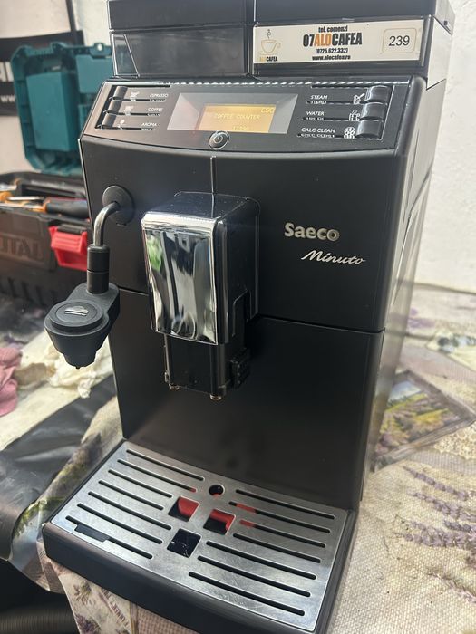 Espressor Saeco Minuto Lirika cappucino revizionat-rasnita noua