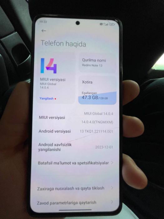 Xiaomi redmi note 13 6/128