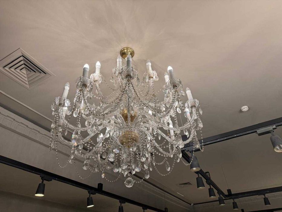 ЧЕШСКИЕ хрустальные большие люстры