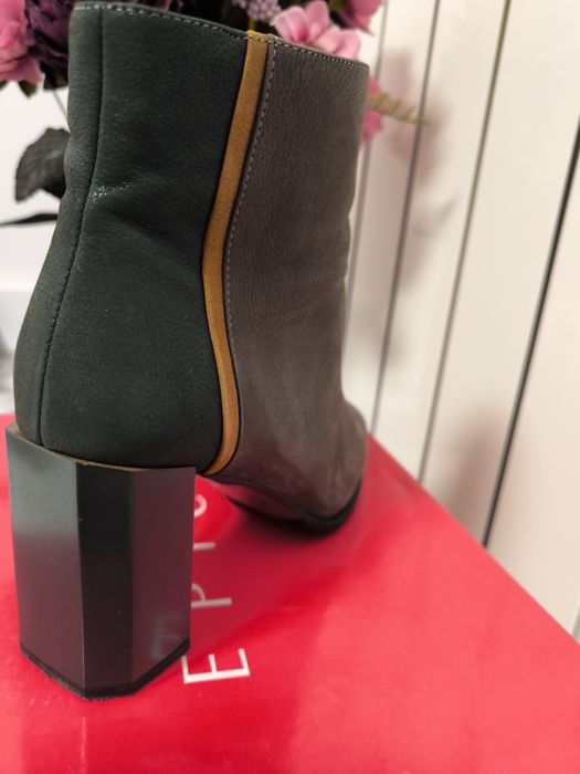 Botine/Ghete elegante din piele naturala