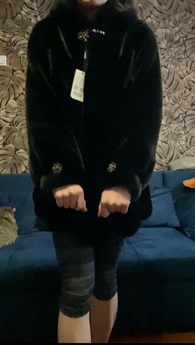 Шуба эко норка, новая!