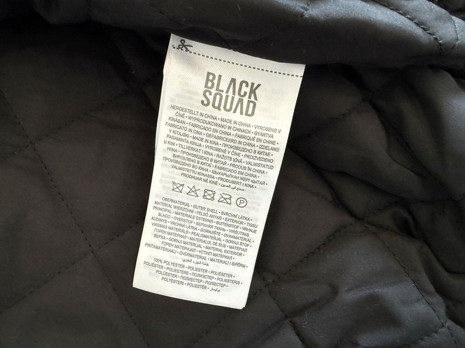 Black Squad x Paranoid Society Bomber Jacket страхотно мъжко бомбър яке - L