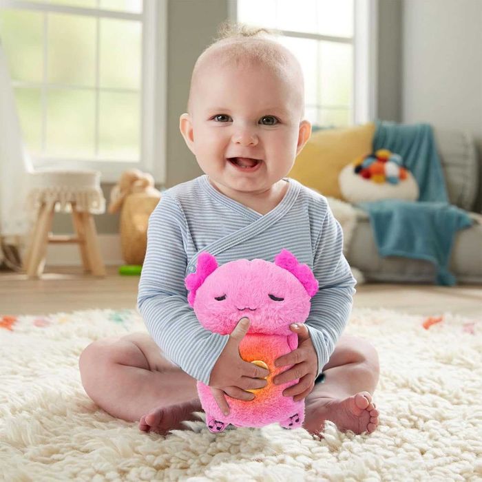 Успокояваща Плюшена дишаща играчка Аксолотъл