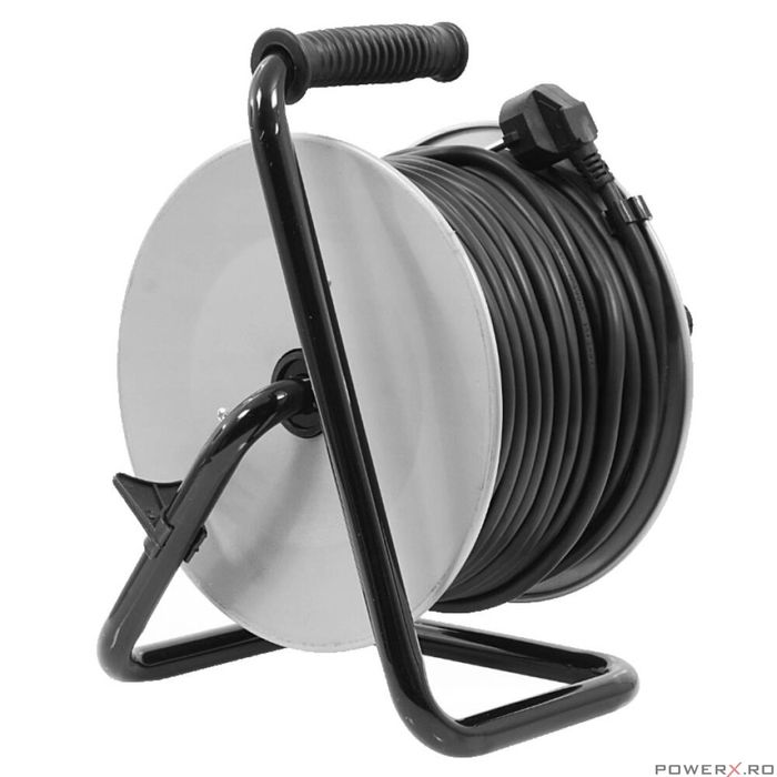 Rola prelungitor cablu cu cadru metalic 40 metri 3 x 2,5 mm Verke
