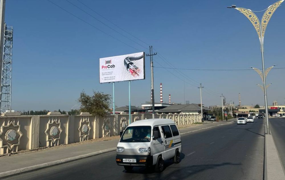 Fargʻona // bilbordlarda reklama//respublika bo'ylab//tashqi reklama