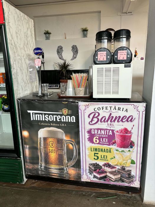 Tijghea pt bere halba/lilonada + birou vanzare