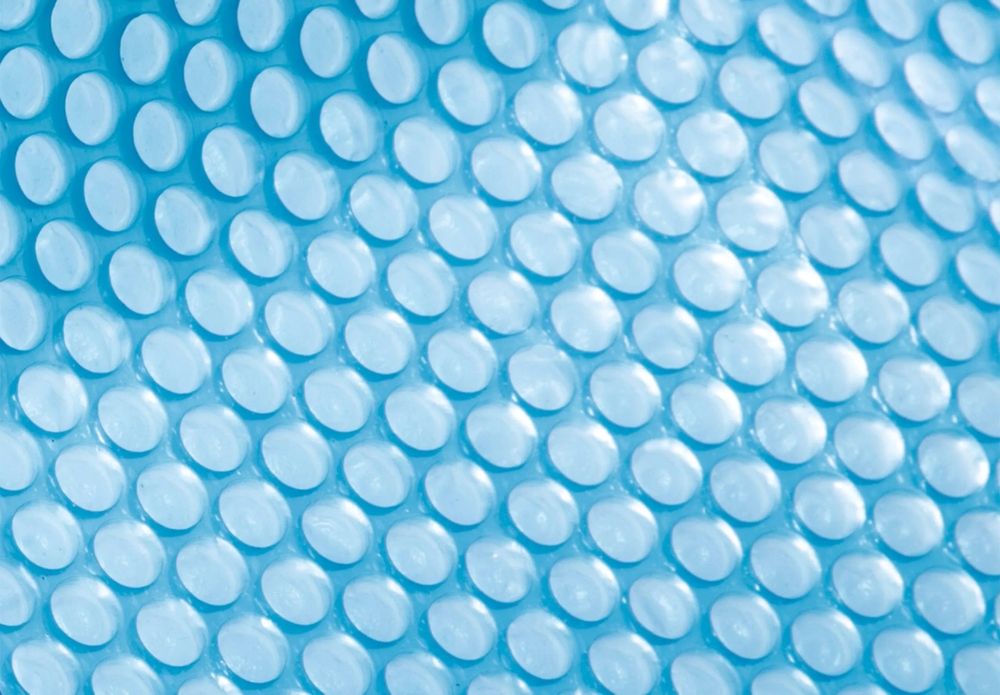 Соларно покривало Intex, диаметър 488 см, PVC, UV устойчиво, синьо