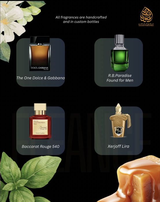 Ръчно направени луксозни Арабски и Европейски парфюми  / Handcrafted luxury Arabic and European parfumes