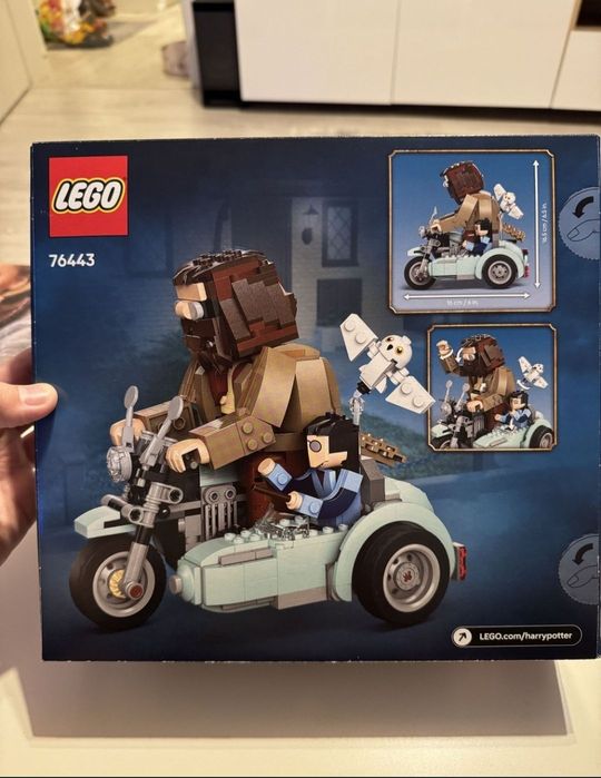 Joc nou LEGO city Harry Potter Hagrid tura cu motocicleta 76443