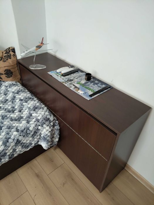 Спалня комплект с ракла, гардероб, матрак, бюро