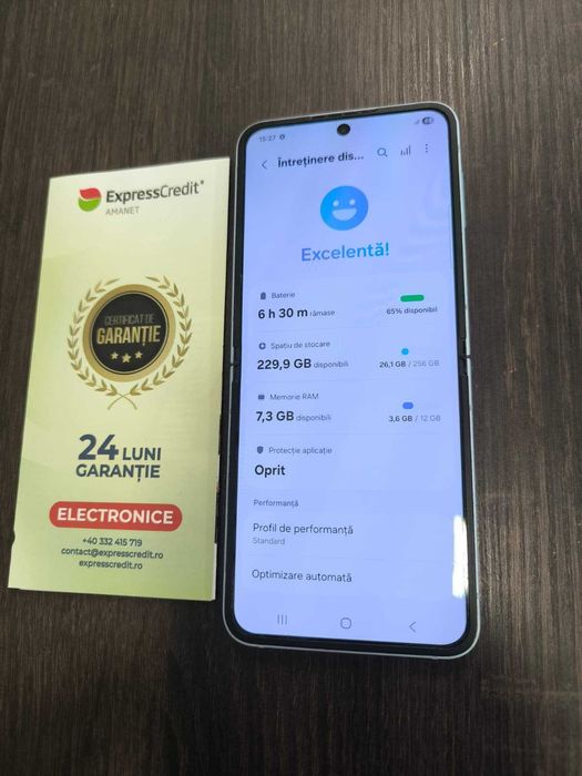 Samsung Z Flip6 12/256 Gb (Ag24 Harlau / b.45198) Garantie 2 ani