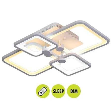 Стилен плафон за осветленеи на хол, спалня и коридор с дистанционно