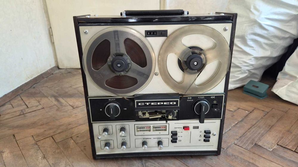 Магнитофон юпитер 202 стерео – СССР, 1980 г. – РАБОТЕЩ