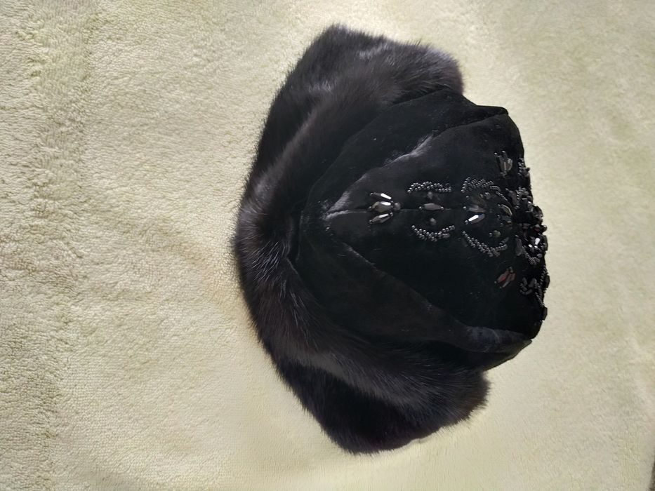 Этно шапка с норкой