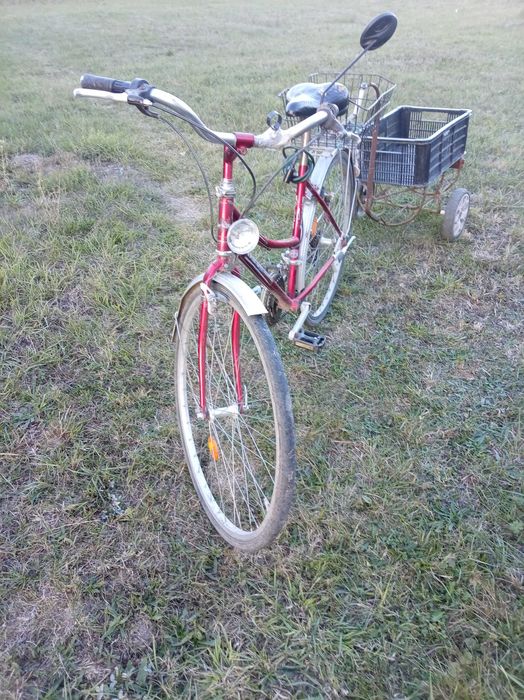 Bicicletă Taifun, roți de 28", cu sau fără cărucior. Preț negociabil!