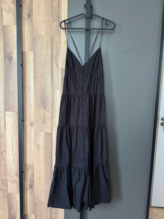 Дълга черна рокля , S номер, H&M