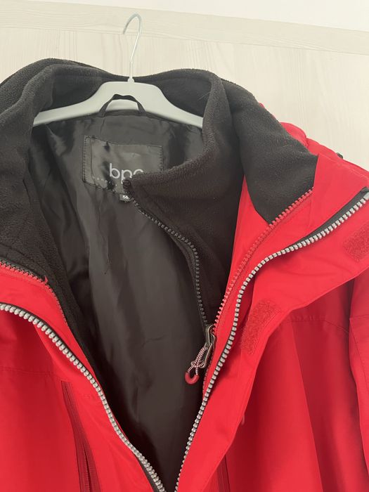 Geaca roșie iarnă BPC