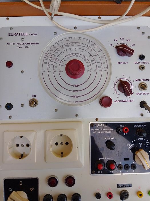 Ретро радио тестер Euratele Kőln