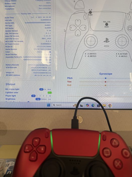 Controller PS5 red ca nou