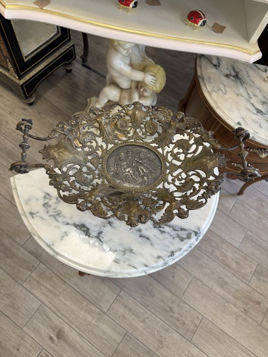 Fructiera baroc din bronz masiv