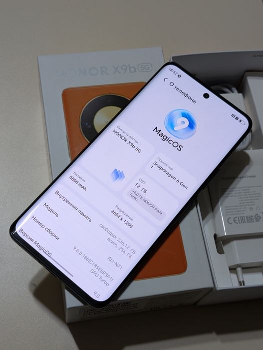 Honor X9b 256 gb Ram 12 5G EAC