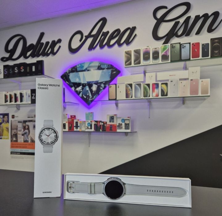 Samsung Watch 6 Classic / Silver / 47 mm / DeluxGSM