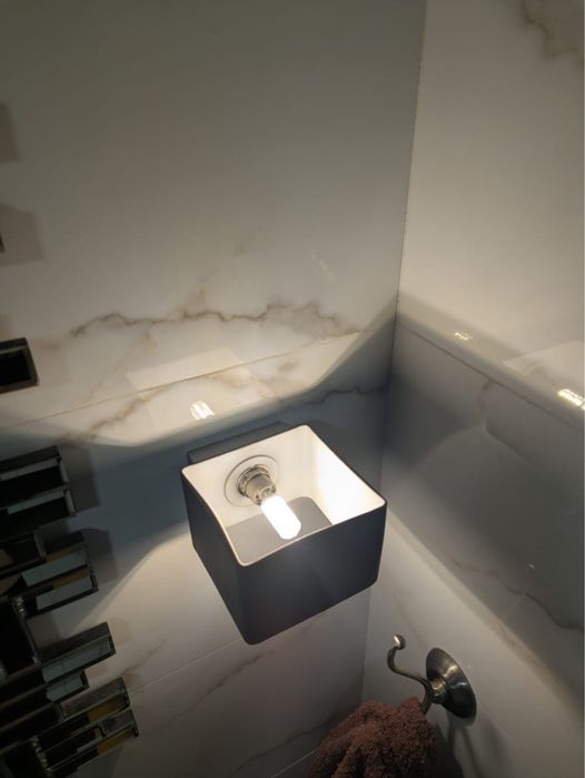 Бра 2шт черные, стеклянные