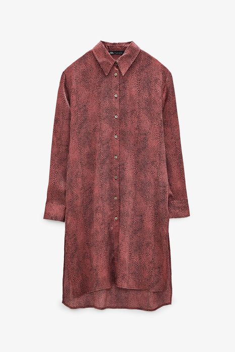Дамска риза в животински принт Zara - размер XS