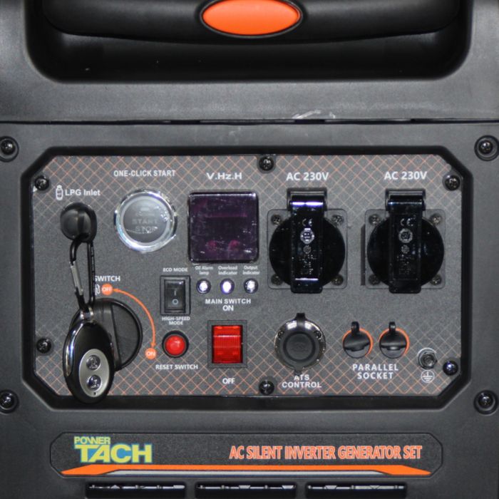 Инверторен генератор TACH 6000iE Dual Fuel-4.5-4.8kW (бензин/газ)