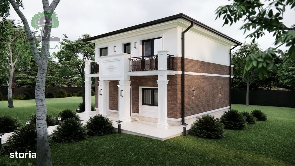 VILA PREMIUM 5 camere, 2 bai, 155mp, TEREN 600mp, TOMESTI