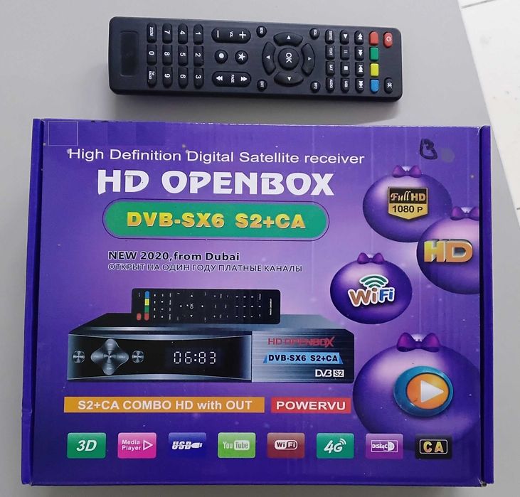 Спутниковый ресивер HD OPENBOX DVB-SX6 S2+CA Б/У