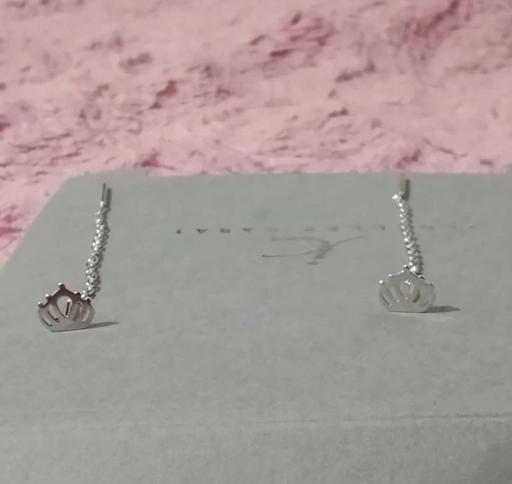 Серьги серебро 925 в упаковке