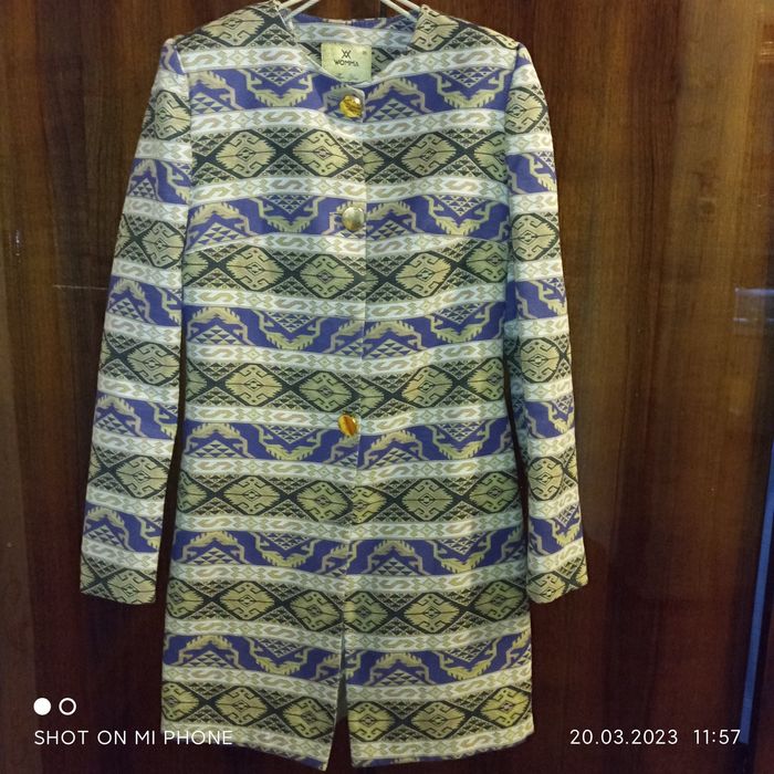 Костюм женский в полоску х/б