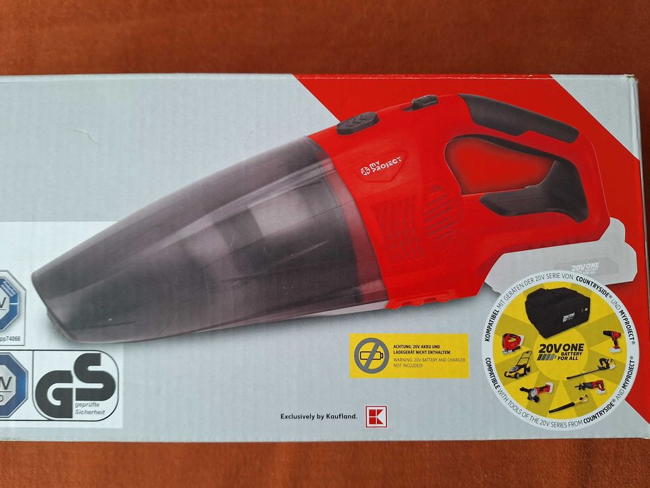 Aspirator de mana cu acumulator 20V, MyProject
