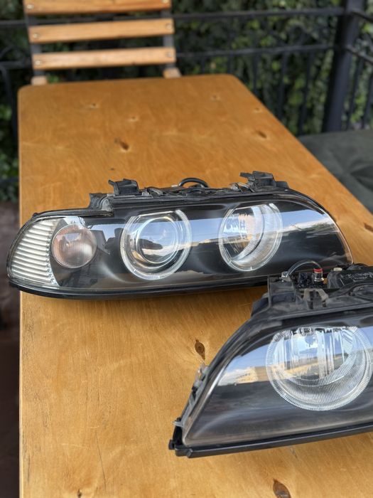 Фары Hella на BMW e39 (Рестайлинг)