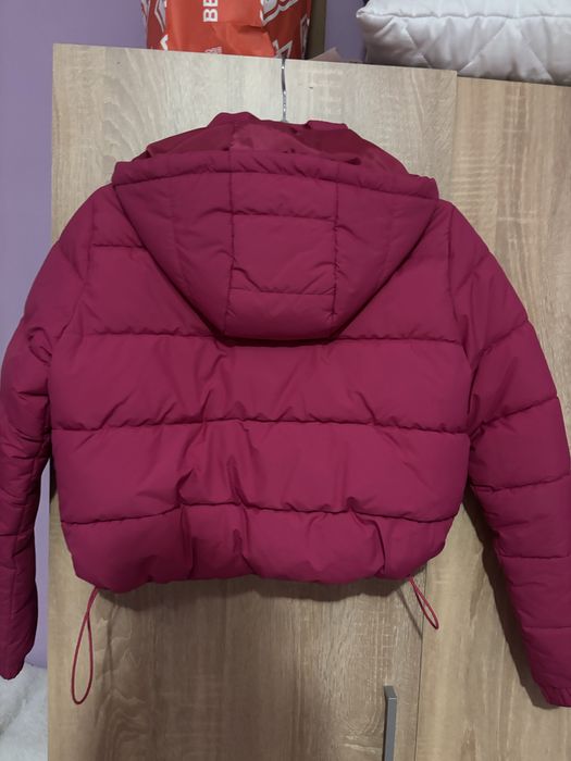 Топло розово зимно яке