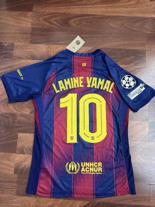 Tricou fotbal Barcelona 25/26 Home kit Lamine Yamal