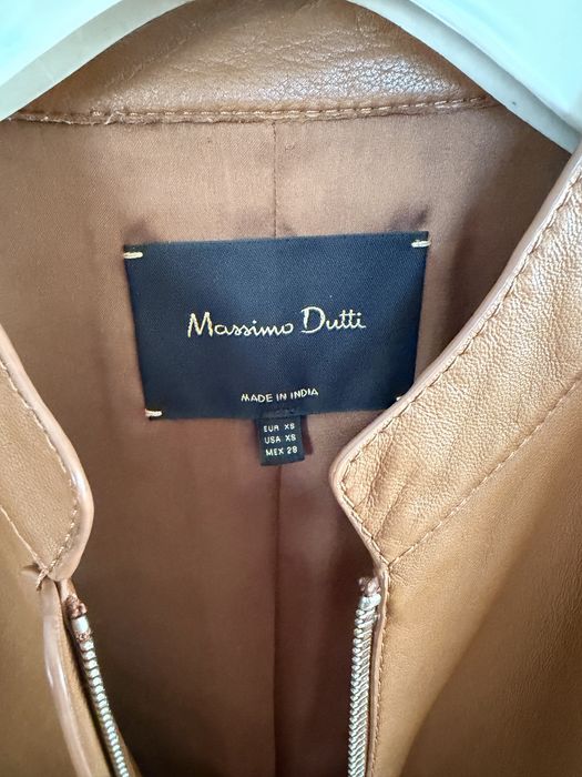 Кожаная куртка Massimo Dutti