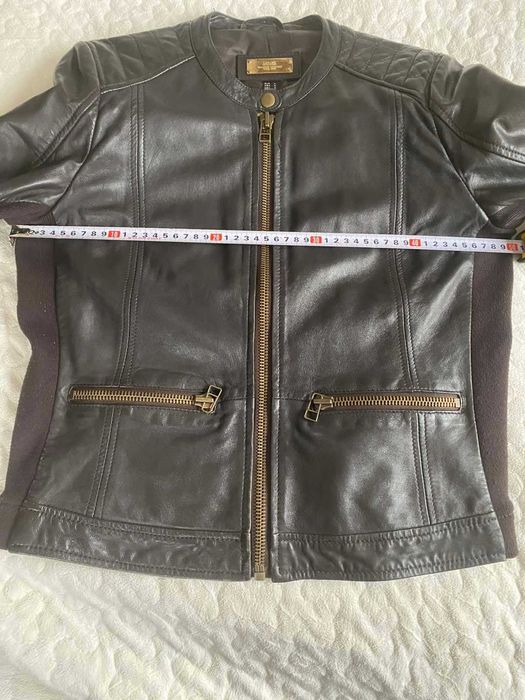 Дамско кожено яке - естествена кожа MANGO