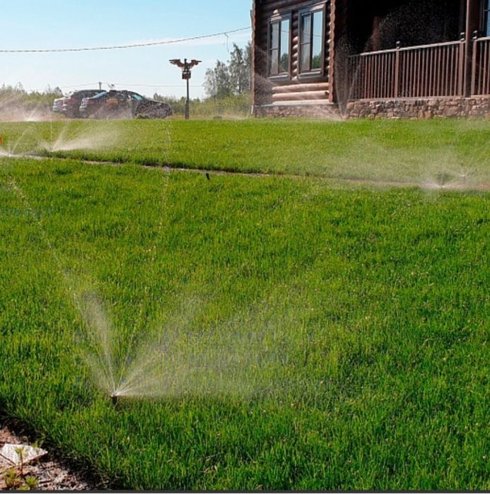Газон Автополив Ландшафт дизайн