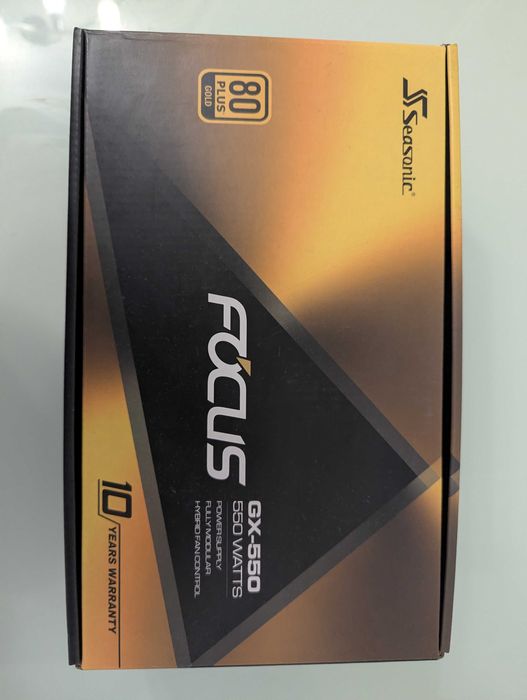 Sursa Seasonic 550W, FOCUS GX Series, 80 PLUS Gold, Full Modulara
