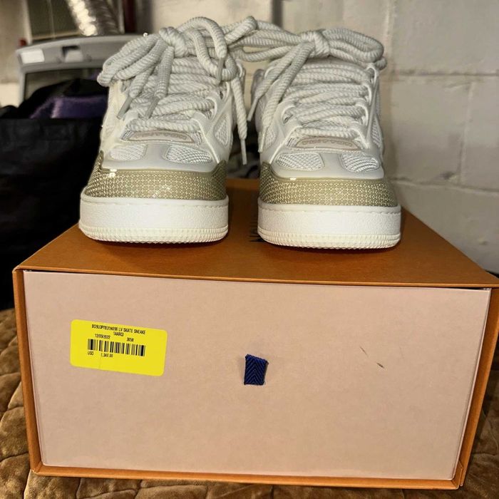 #NOU# Louis Vuitton LV Skate Crem - Verificare Colet -