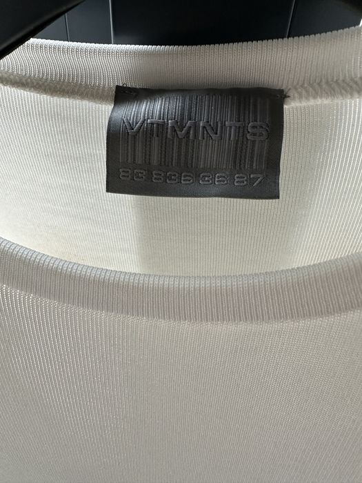 Cropped Топ VTMNTS бял
