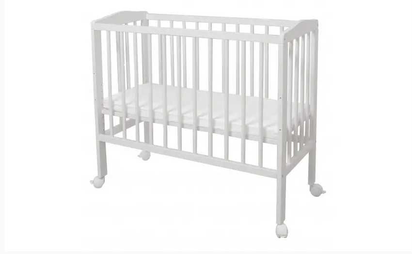 Дървено Детско Легло Кошара 2в1 Next to Me с Матрак C88 - Цвят Бяло