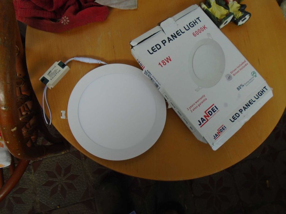 Panou LED incastrat Jandel 18W rotund, lumina rece 6000K - NOU
